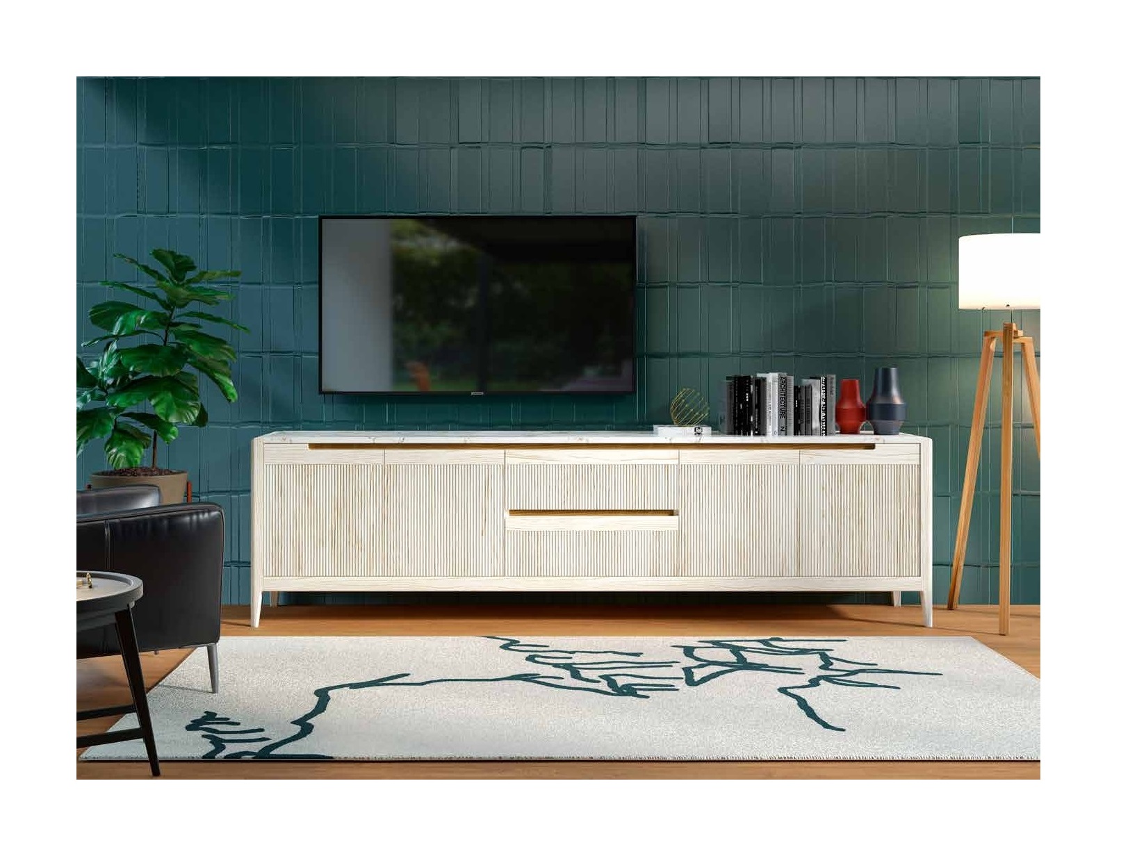 MUEBLE TV 230 cm.