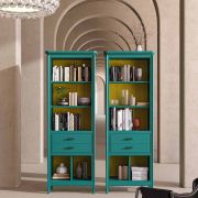 LIBRERÍA CON 2 CAJONES