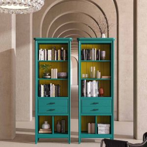 LIBRERÍA CON 2 CAJONES