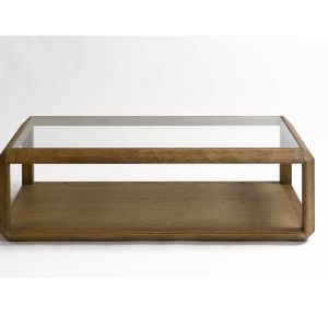 MESA DE CENTRO RECTANGULAR ROBLE