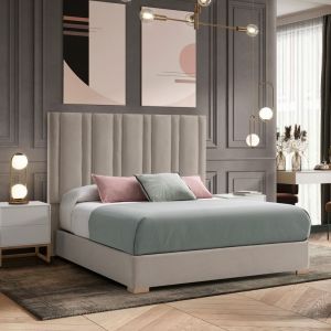 CAMA COMPLETA TAPIZADA