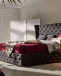 CAMA TAPIZADA
