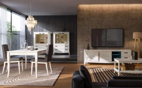 MUEBLE TV 2 PTAS. CORREDERAS + 2 CAJ.