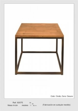MESA DE CENTRO MADERA