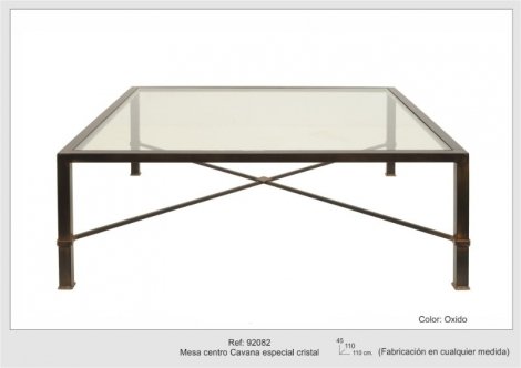 MESA DE CENTRO CRISTAL