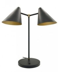 LAMPARA DE MESA DOBLE