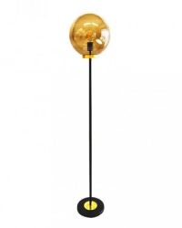 LÁMPARA DE PIE METAL CON BOLA DE VIDRIO