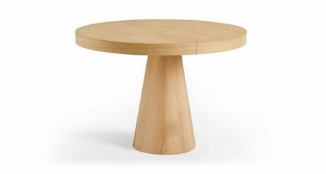 MESA DE COMEDOR EXT. REDONDA PIE CENTRAL