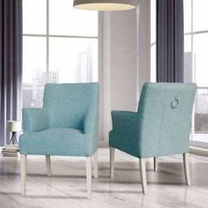 SILLÓN TAPIZADO LISO