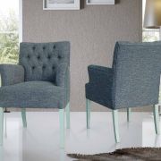 SILLÓN TAPIZADO LISO