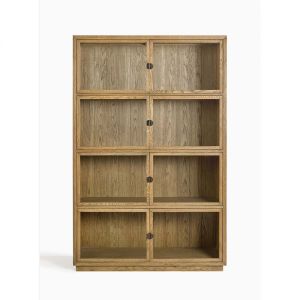 VITRINA EN ROBLE NATURAL