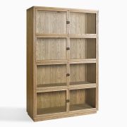 VITRINA EN ROBLE NATURAL