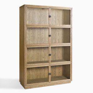 VITRINA EN ROBLE NATURAL