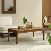 MESA DE CENTRO CON 2 CAJONES