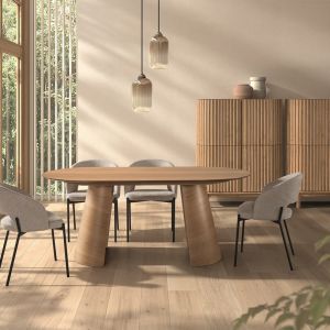 MESA DE COMEDOR OVAL