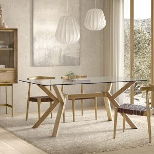 MESA DE COMEDOR RECTANGULAR 180cm.