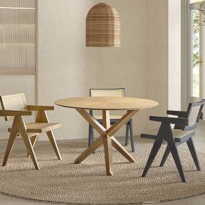 MESA DE COMEDOR REDONDA 120cm.