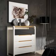 CÓMODA CON 4 CAJONES