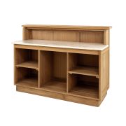 BARRA BAR CON ESTANTES