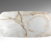 Mesa de comedor rectangular con tapa de porcelánico