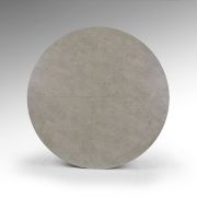 Mesa de comedor redonda extensible con pie central