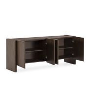 Aparador con 4 puertas en madera chapada de Álamo