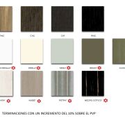 Aparador con 4 puertas 230cm. en madera lacada y metal