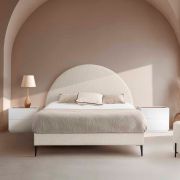 Cabecero tapizado Semicircular mod. Creta