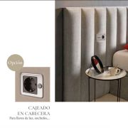 Cabecero Grande tapizado 255cm. mod. Algor