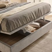 Cabecero tapizado de lineas onduladas mod. K2