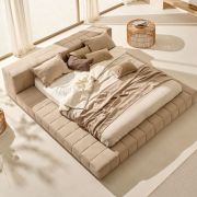 Cama tapizada completa Modelo York para colchón de 160cm.