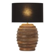 Lámpara de mesa en madera de mango