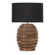 Lámpara de mesa en madera de mango