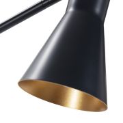 Lámpara de pie en marmol y latón