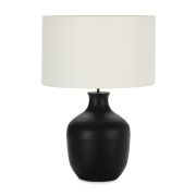 Lámpara de sobremesa en metal negro