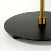 Lámpara de metal negro/oro