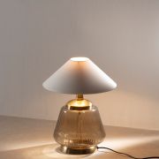 Lámpara de mesa en cristal