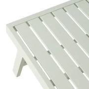 Conjunto jardín Beige Blanco en aluminio