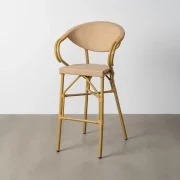 Taburete en aluminio y textileno