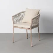 Sillón de acero y rattan PE exterior