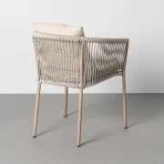 Sillón de acero y rattan PE exterior