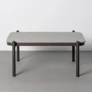Conjunto de jardín modelo Cala en acero y rattan