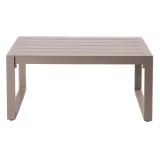 Mesa de centro en aluminio color limo