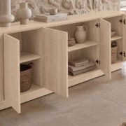 Aparador con 4 puertas en roble modelo Marsella