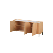 Aparador con 3 puertas en chapa de roble modelo Niza