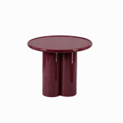 Mesa auxiliar lacada 60cm. en dos colores disponibles