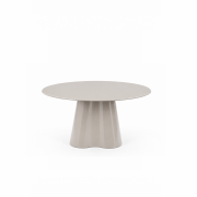 Mesa de centro redonda en cristal 80cm. CT-302