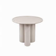 Mesa auxiliar lacada 60cm. en dos colores disponibles